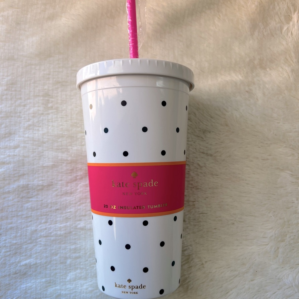 Kate Spade Polka Dot Tumbler